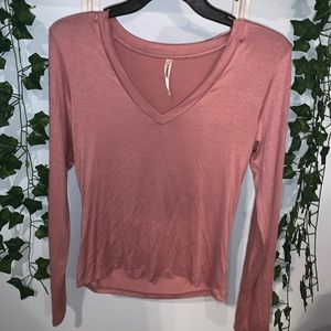 Long sleeved silky shirt